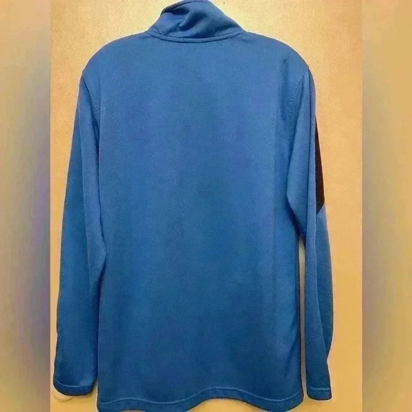 NBA Brand Men’s Oklahoma City Thunder 1/4 Zip Pullover Small Blue W/pockets EUC - Picture 7 of 8